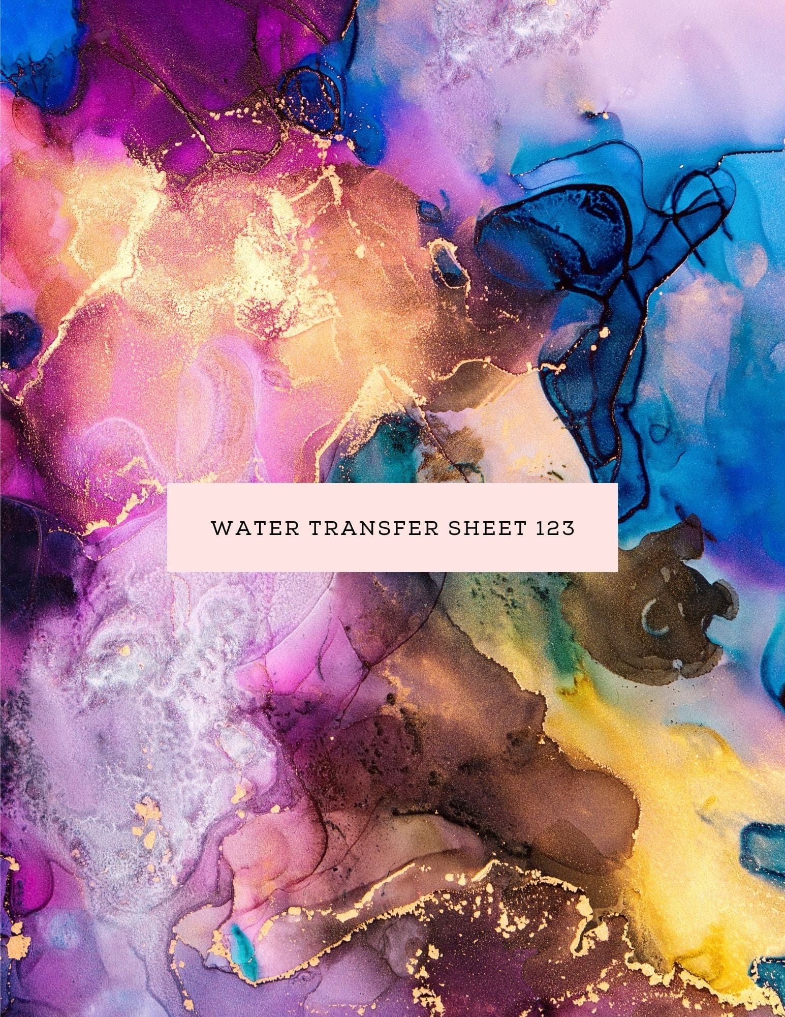 kitandco.com.au Water Transfer Water Transfer Sheet 123