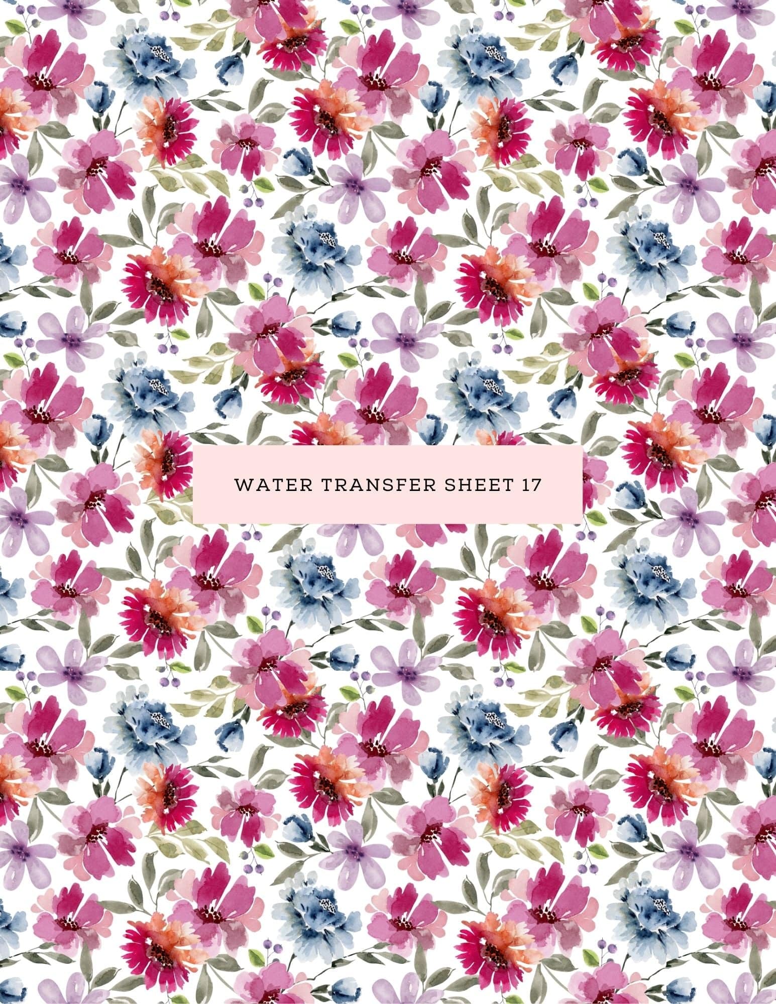 kitandco.com.au Water Transfer Water Transfer Sheet 17