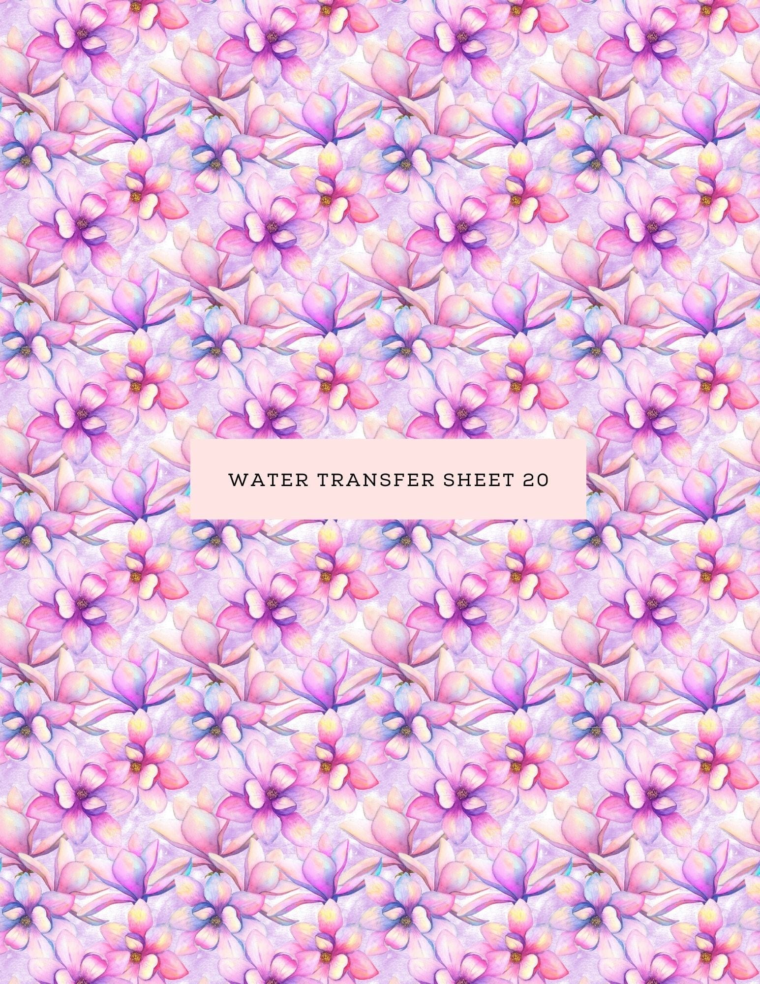 kitandco.com.au Water Transfer Water Transfer Sheet 20