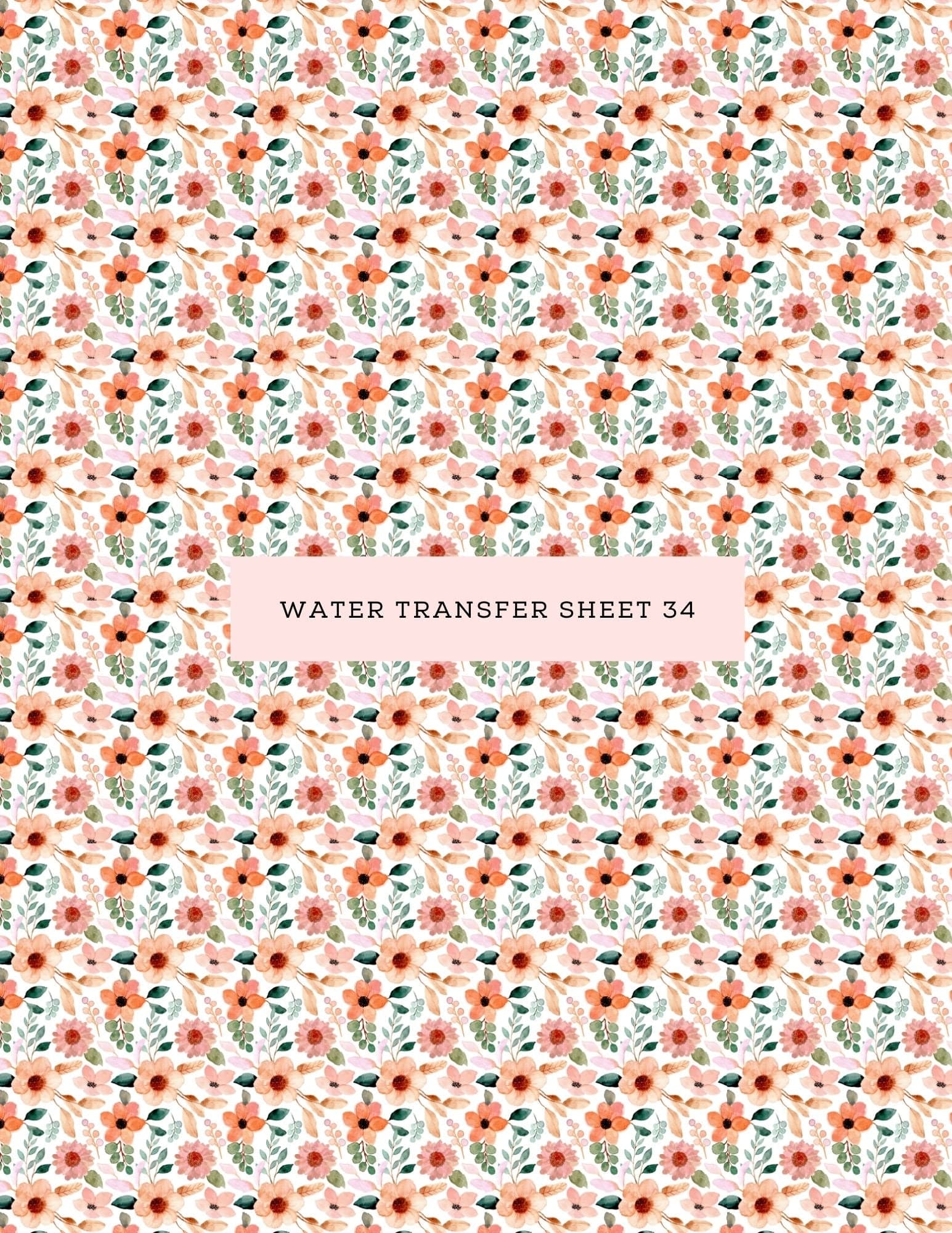kitandco.com.au Water Transfer Water Transfer Sheet 34