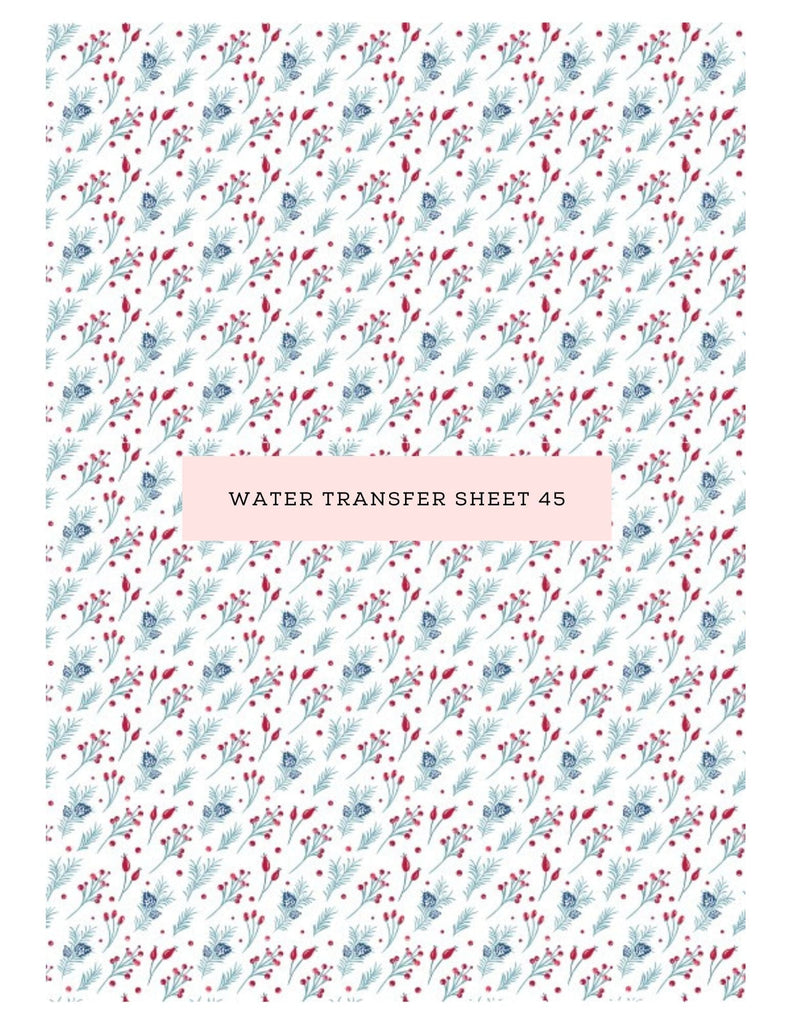 kitandco.com.au Water Transfer Water Transfer Sheet 45