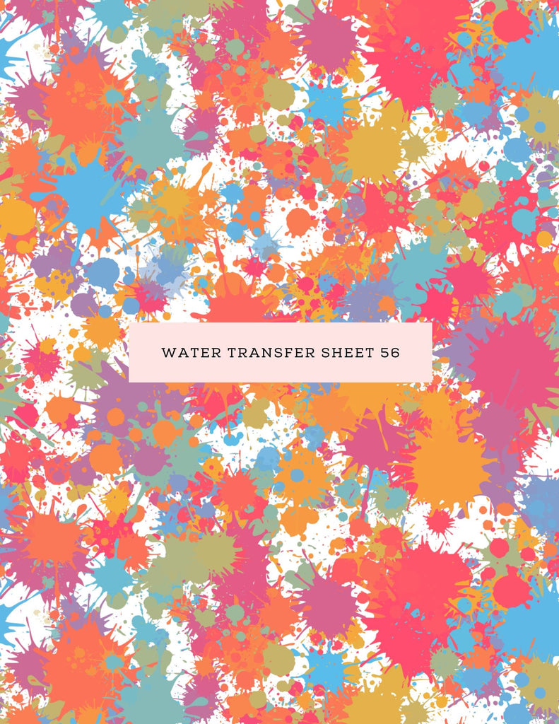 kitandco.com.au Water Transfer Water Transfer Sheet 56
