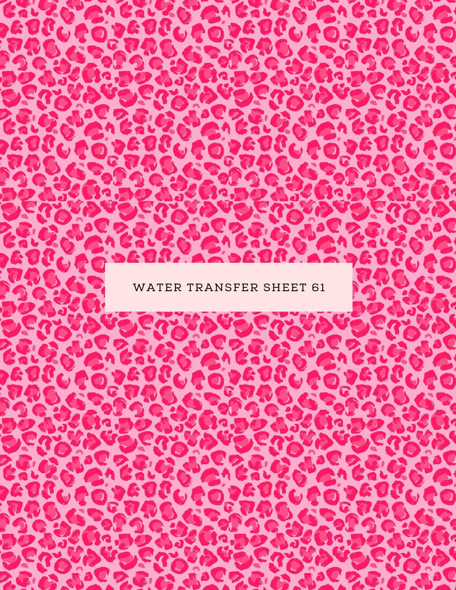 kitandco.com.au Water Transfer Water Transfer Sheet 61