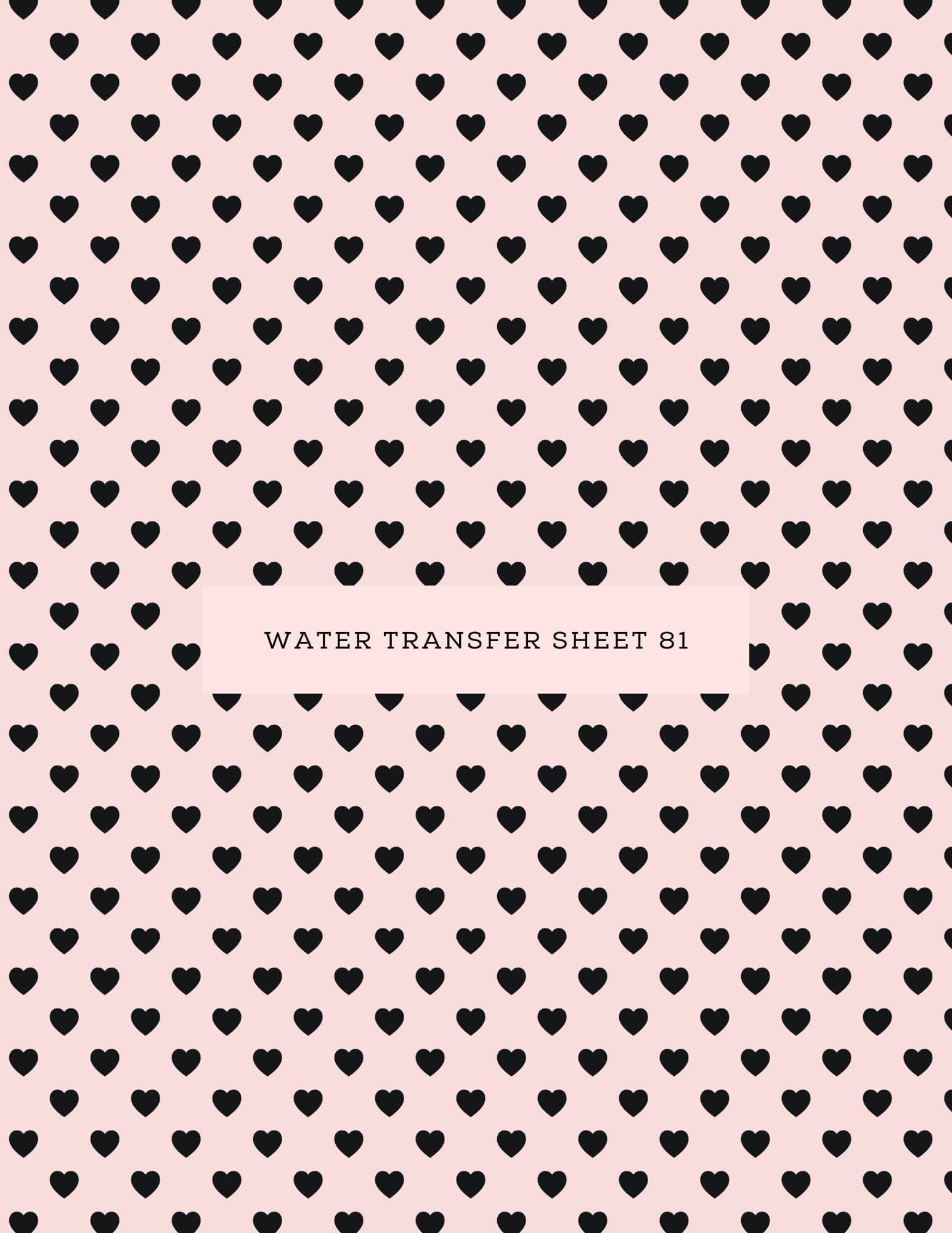 kitandco.com.au Water Transfer Water Transfer Sheet 81