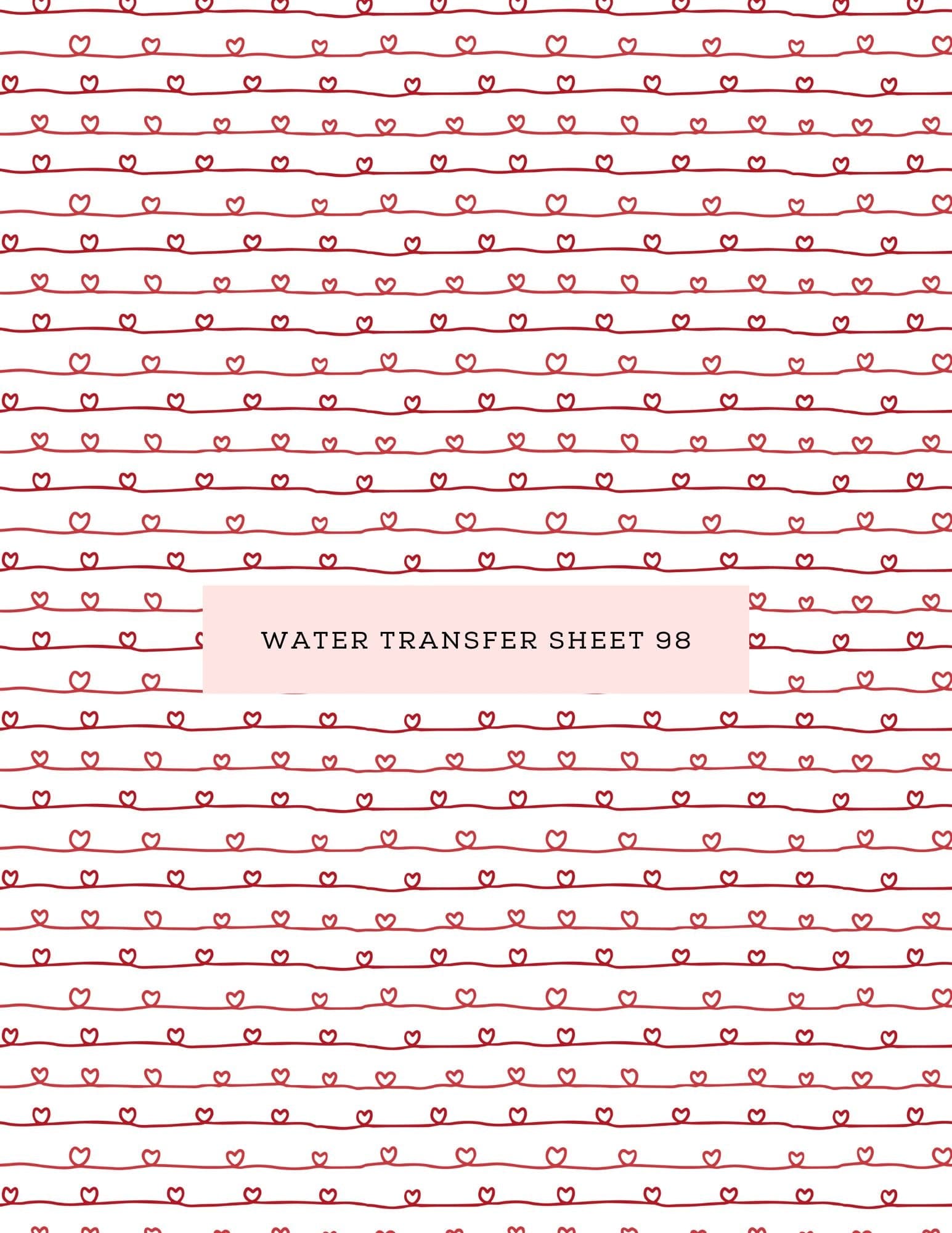 kitandco.com.au Water Transfer Water Transfer Sheet 98