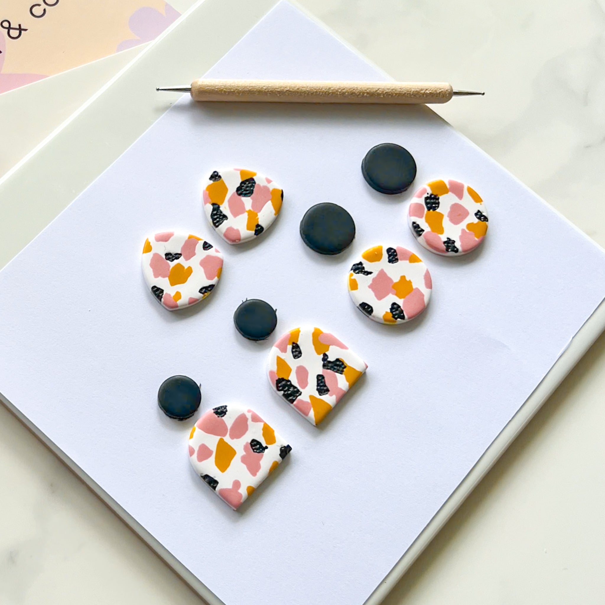 Beginners Polymer Clay Earring Making Course Only – Kit